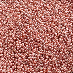 Seedbead 2 mm roséguld