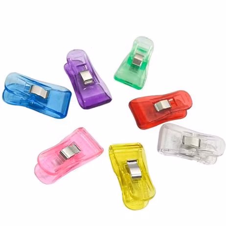 Quilting clips blandade färger 10-p