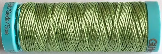 Knapphålssilke grön 153