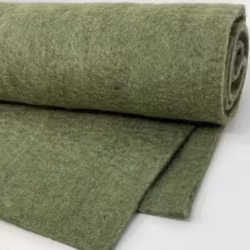 Ullfilt 25x25cm salviagrön