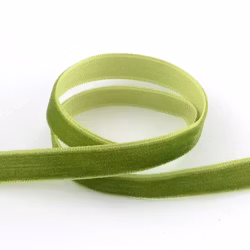 Sammetsband olivgrön