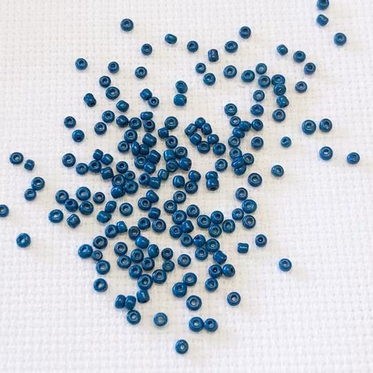 Seedbead 3mm opak turkos