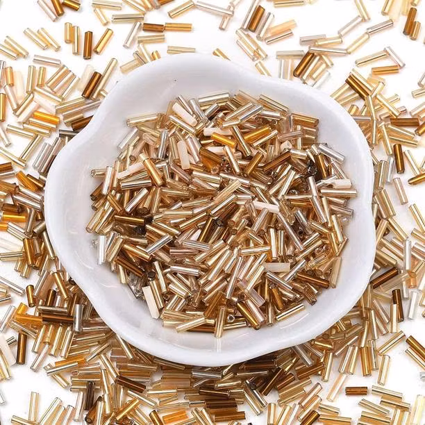 Stavpärla 5-7mm guldmix