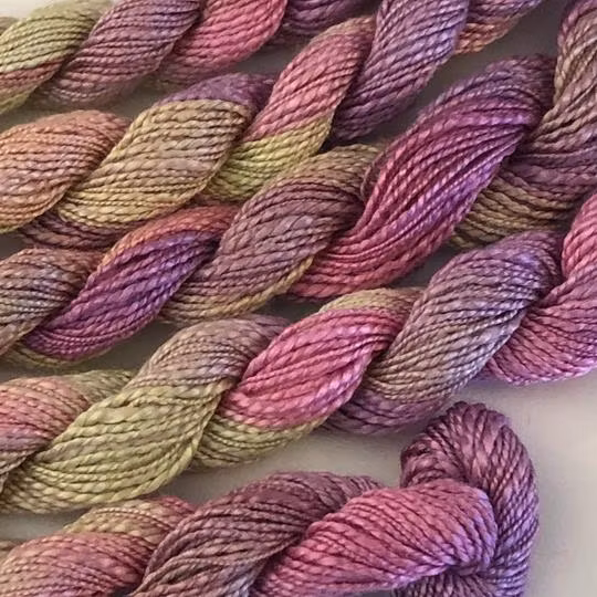 Broderigarn Silke struktur pastell