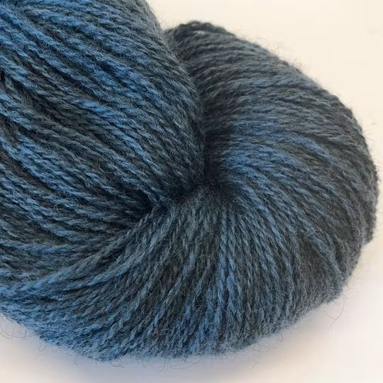 Plädgarn 2-tr teal 237