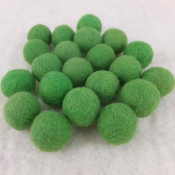 Filtboll 30mm ärtgrön