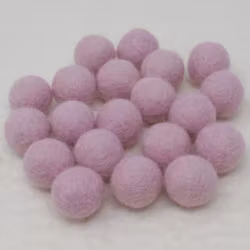 Filtboll 30mm ljusrosa