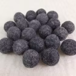 Filtboll 30mm mörkgrå