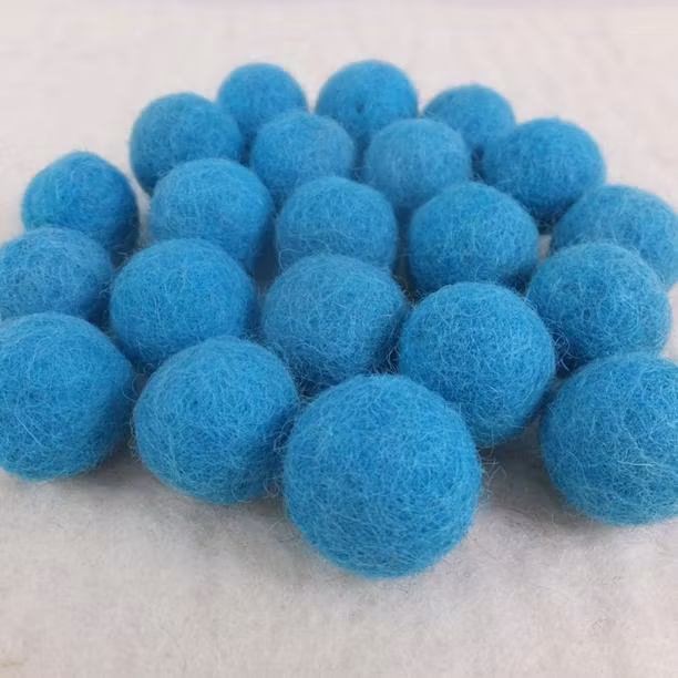 Filtboll 30mm turkos