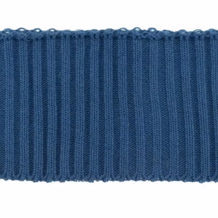 Jeansblå ribbmudd
