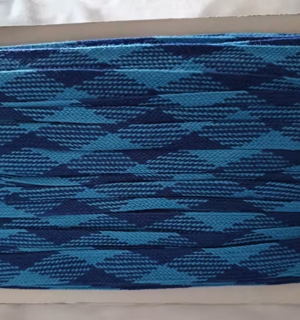 Mörk aqua snodd rutig