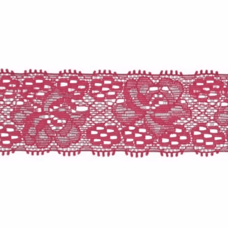 Spets 3 cm fuchsia