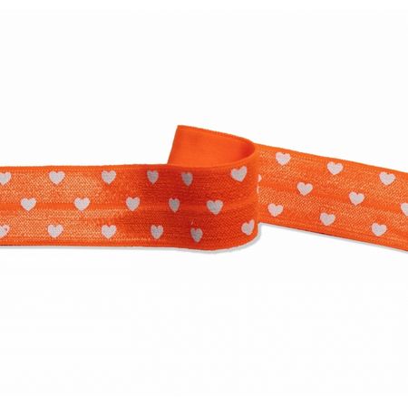 Vikresår hjärtan orange