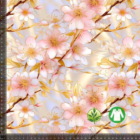 Bambu print körsbärsblomma