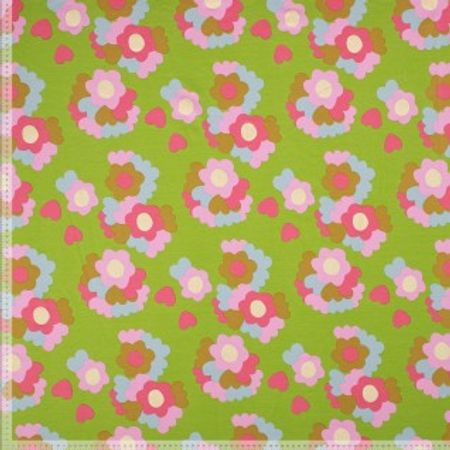 Glittriga blommor lime