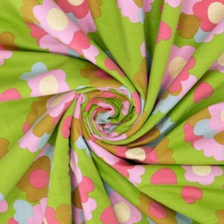 Glittriga blommor lime