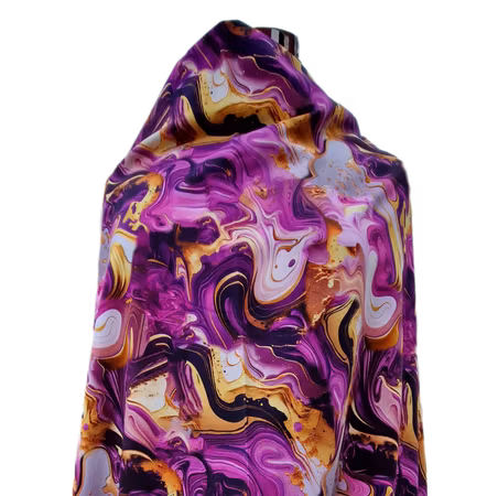 Jersey marmorerad lila