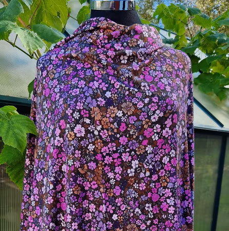 Bambujersey småblommig rosa