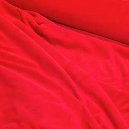 Extra bred velour röd
