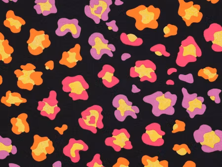 Jersey Leo med glitter svart