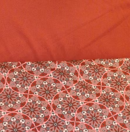 Sportlycra mönstrad match med rumbaröd