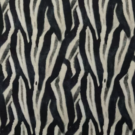 French Terry zebra svartvit