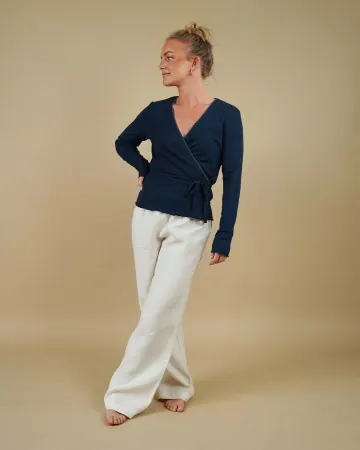 Wrap blouse