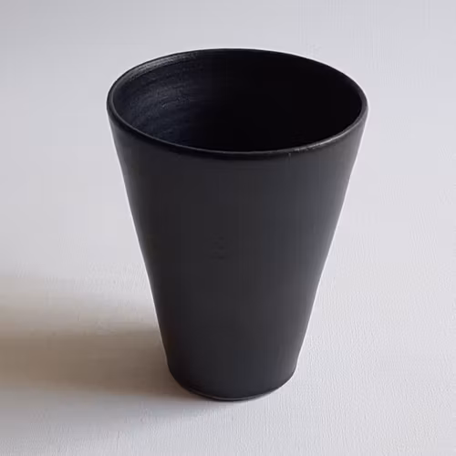Lattemugg i Serien Svart Granit