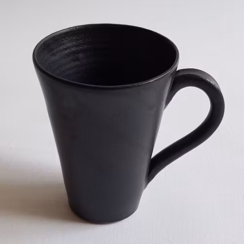 Tekopp / Stor Kaffekopp i Serien Svart Granit