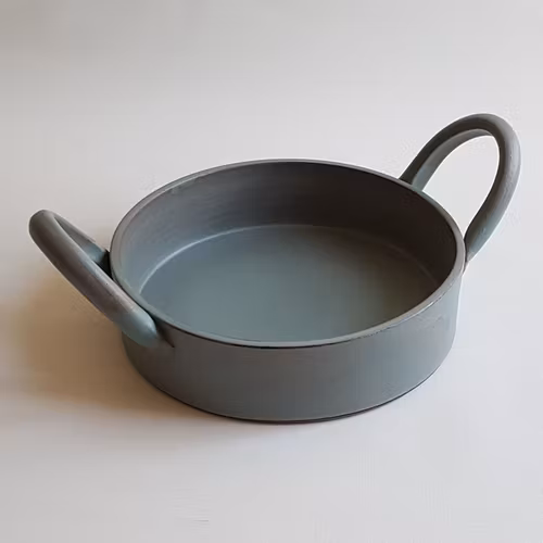 Gratängform i Serien Råsiden / grågrön /ca 4 personer