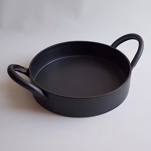 Stor Gratängform i Serien Svart Granit / ca 6 - 8 personer