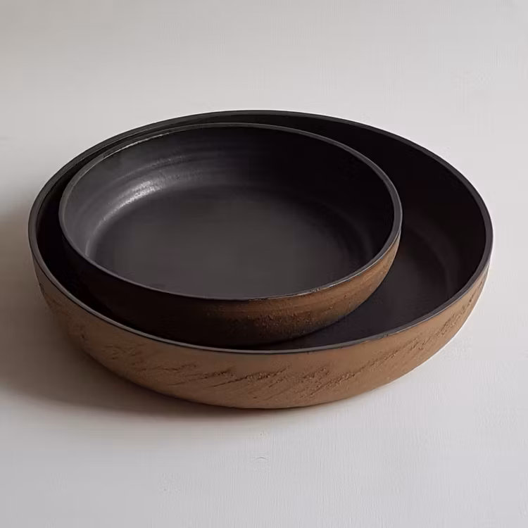 Liten Pajform i Serien Rustik & Svart / ca 21 cm i diameter