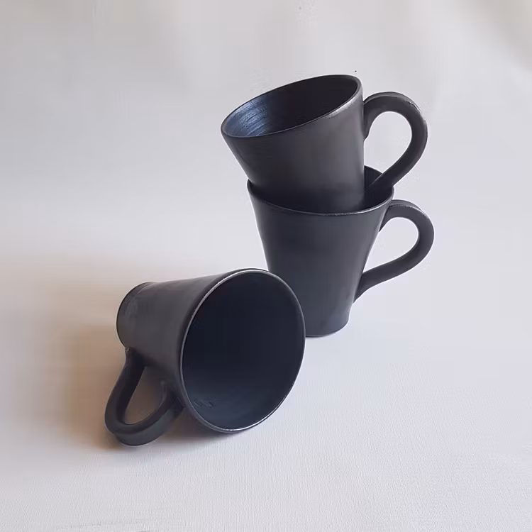 Kaffekopp i Serien Svart Granit
