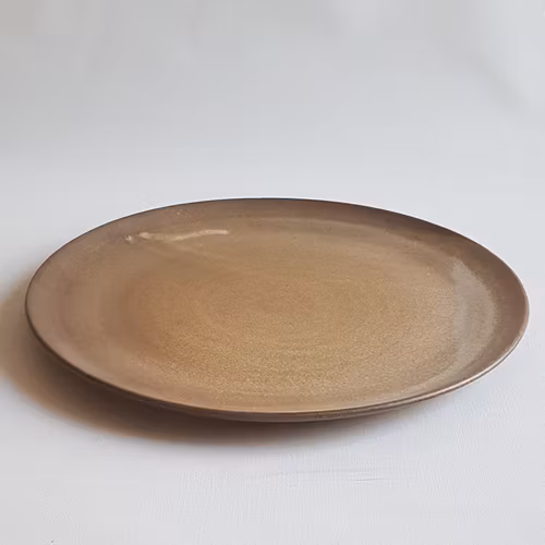 Mattallrik med låg kant i Serien Sand