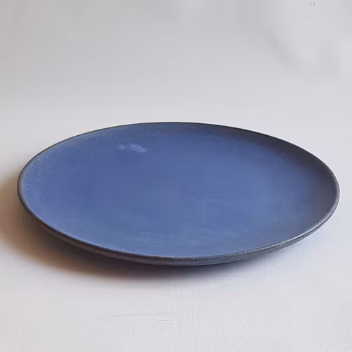 Mattallrik med låg kant i Serien Mareld / Blå