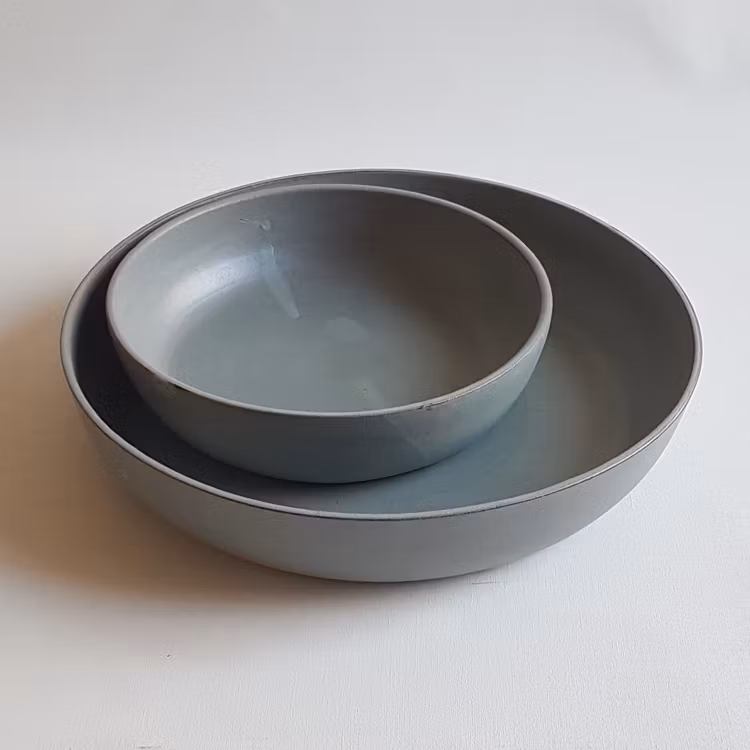 Liten Pajform i Serien Råsiden / Grågrön / ca 21 cm i diameter