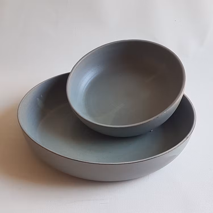 Pajform i Serien Råsiden / Grågrön / ca 30 cm i diameter