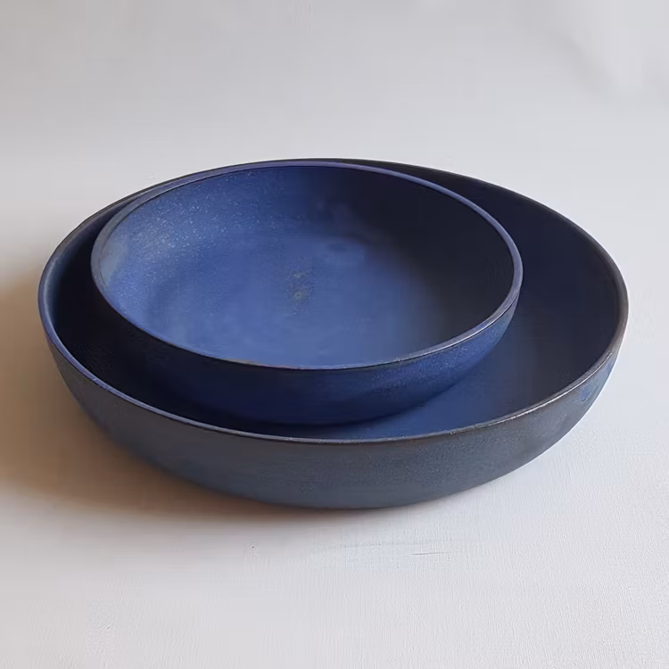 Pajform i Serien Mareld / Blå, ca 30 cm i diameter