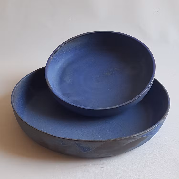 Pajform i Serien Mareld / Blå, ca 30 cm i diameter