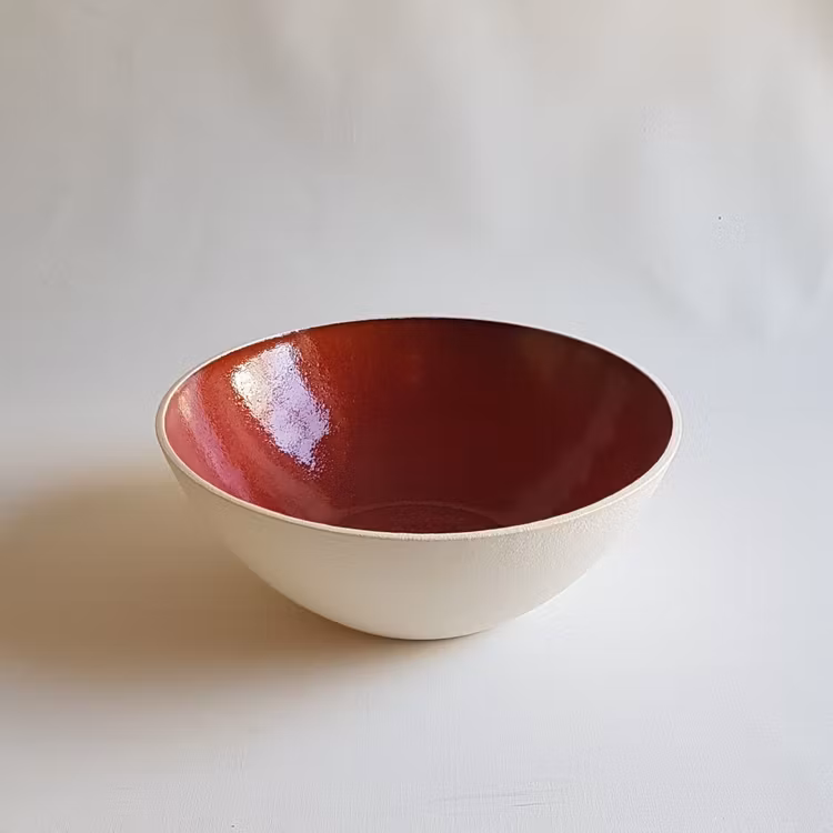 Frukt / Salladsskål i Serien Lava / No 2 (Denna omgång RUBINRÖD)