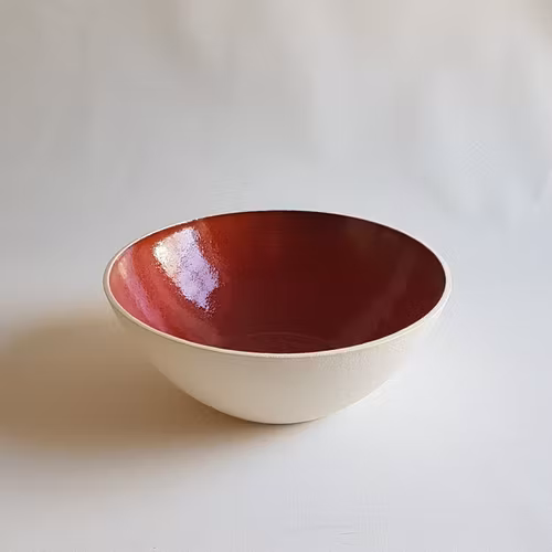 Frukt / Salladsskål i Serien Lava / No 2 (Denna omgång RUBINRÖD)