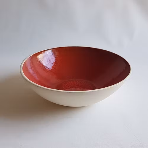 Frukt / Salladsskål i Serien Lava / No 3 (Denna omgång RUBINRÖD)