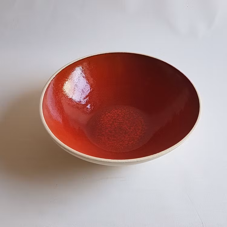 Frukt / Salladsskål i Serien Lava / No 3 (Denna omgång RUBINRÖD)