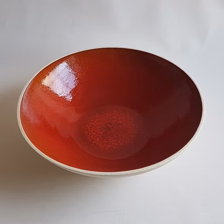 Frukt / Salladsskål i Serien Lava / No 4 (Denna omgång RUBINRÖD)
