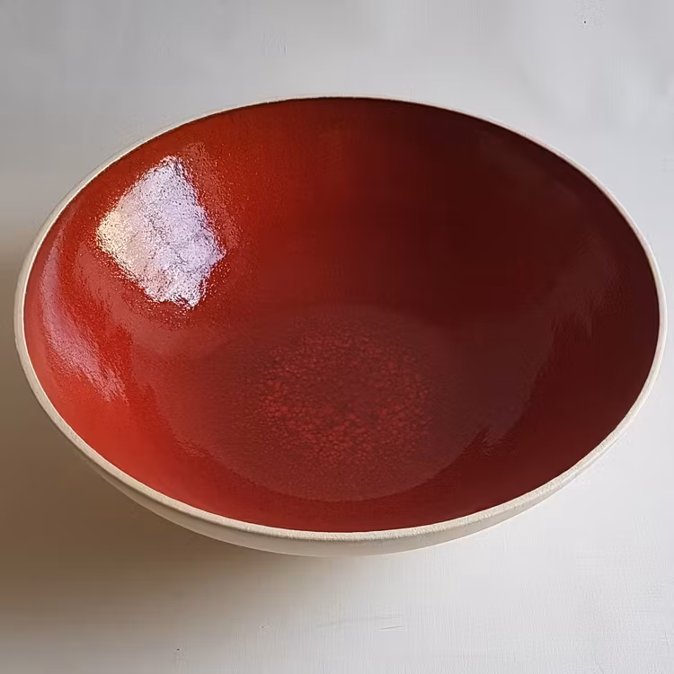 Frukt / Salladsskål i Serien Lava / No 5 (Denna omgång RUBINRÖD)