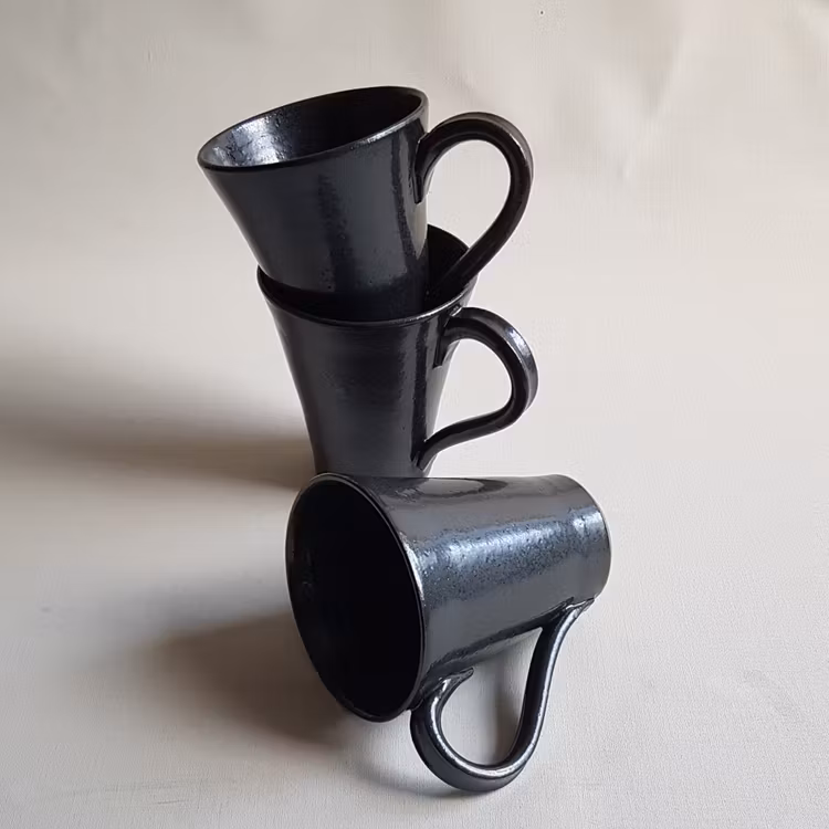 Kaffekopp i Serien Skiffer / Svart blank