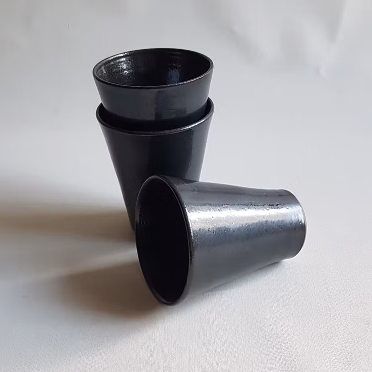 Kaffemugg i Serien Skiffer / Svart blank