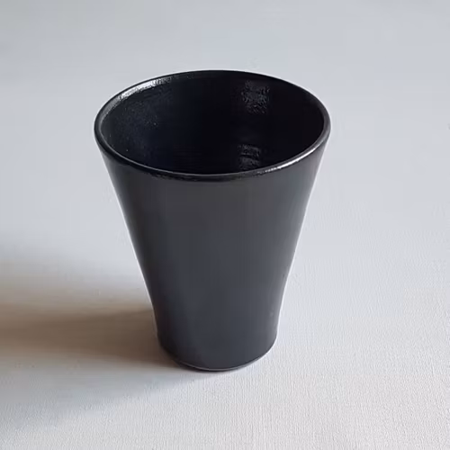 Kaffemugg i Serien Skiffer / Svart blank