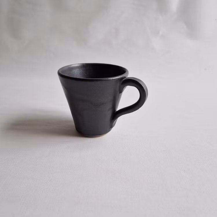 Cappuccinokopp / Liten Kaffekopp i Serien Svart Granit