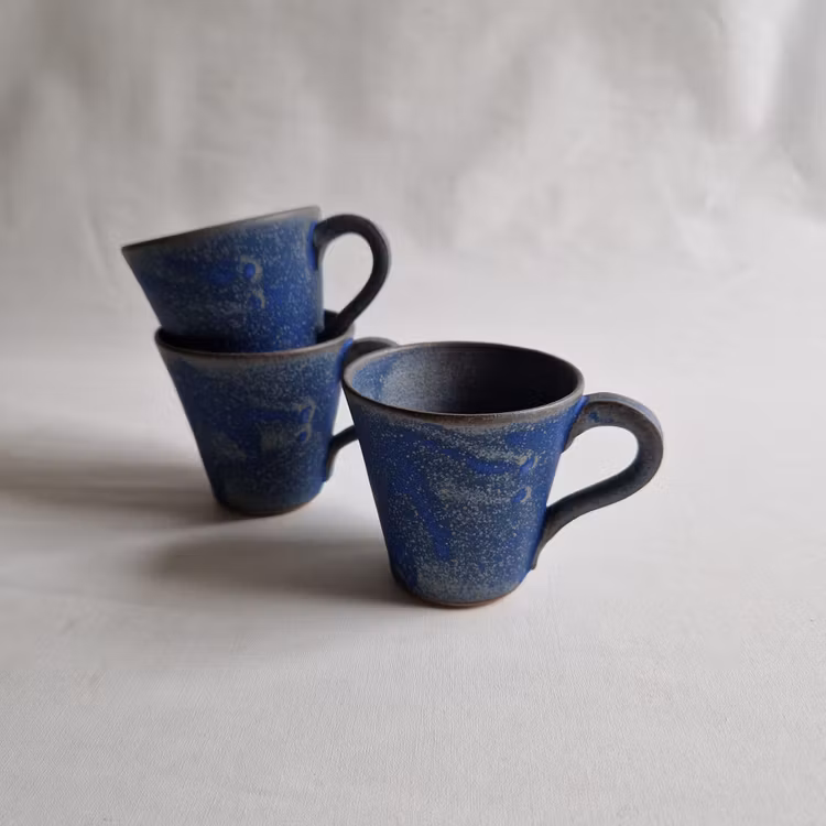 Cappuccinokopp / Liten Kaffekopp i Serien Mareld / Blå
